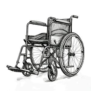 <span class=keywords><strong>Chaise</strong></span> de transport thérapeutique pour patient alité, fauteuil roulant manuel léger, dispositif médical pliable manuel - Product Image 2