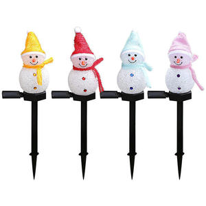 Snowman Solar Indoor Garden <b>Lights</b> LED Ra80 5m Length IP20 Waterproof Stake <b>Light</b> 2700K <b>Warm</b> <b>White</b> Easy Installation - Product Image 2