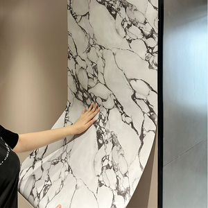 Rouleau de papier peint en <span class=keywords><strong>vinyle</strong></span> PVC autocollant mural moderne <span class=keywords><strong>imitation</strong></span> <span class=keywords><strong>marbre</strong></span> texturé mousse décorative - Product Image 3