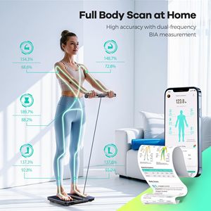 Báscula Inteligente Digital de Bioimpedancia para Medir Grasa Corporal con Electrodos de 8 Puntos de Contacto, Tipo BIA - Product Image 4