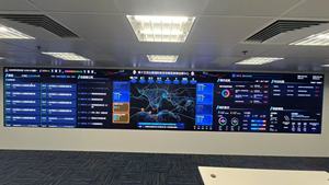 安防监控中心超薄P0.7 P0.9双备份COB发光二极管屏幕曲面室内发光二极管显示面板 - Product Image 2