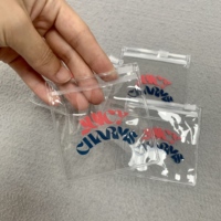 Bolsa de Joyería de PVC de Lujo Personalizada con Cierre de Cremallera, Logotipo Serigrafiado, Empaque de Plástico Elegante para Pendientes