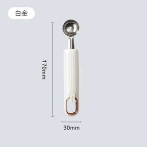 ที่ตักผลไม้ออกโซน สแตนเลส 1 ชิ้น ที่ตักไอศกรีม ที่ตักเมลอน อุปกรณ์ครัว - Product Image 6