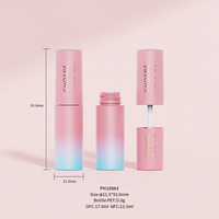 Tubes de gloss à lèvres en plastique pour animaux de compagnie Choebe, conteneur rond pour rouge à lèvres avec une capacité de 13,5 ml, matériau 100 % vierge, emballage personnalisé