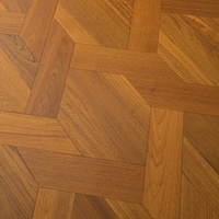 Plancher de bois de parquet de maison d'usine Plancher de bois de noyer américain Plancher de bois dur d'ingénierie de luxe