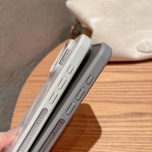 Nuova custodia magnetica traslucida opaca per <span class=keywords><strong>iPhone</strong></span> 15 16 Pro Max Plus <span class=keywords><strong>con</strong></span> supporto per obiettivo nascosto <span class=keywords><strong>con</strong></span> pulsante Photo Touch <span class=keywords><strong>Cover</strong></span> antiurto - Product Image 5