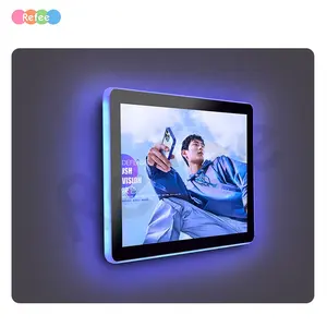 Tablet poe, suporte de parede, android 10, 13.3, 15.6, 21.5 polegadas, para sala de reunião, sistema de reserva, display com luz led circular