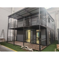 Maison conteneur extensible de 20 pieds à double aile pour la vie en famille