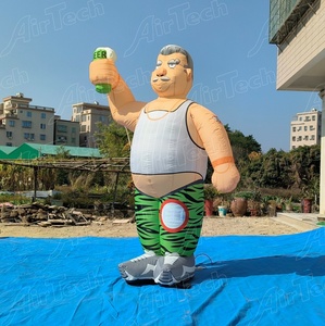 Novo Balão Inflável à Prova d'Água do Velho Abraham com Ventilador Embutido para Eventos de Aniversário - Product Image 3