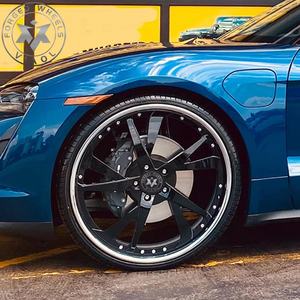 Viaol Nouvelles jantes forgées chromées à fond profond pour Regal <span class=keywords><strong>Chevrolet</strong></span> Impala Taycan Charger SRT Hellcat <span class=keywords><strong>Chevrolet</strong></span> C10 - Product Image 6