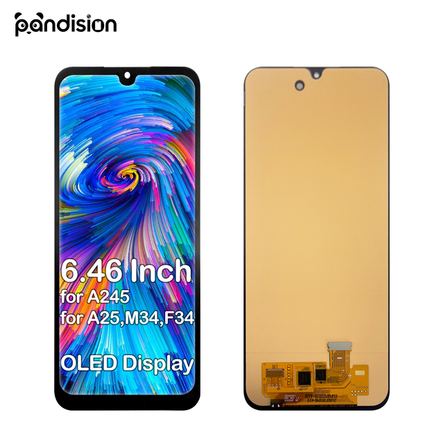 Pandision 6.46" OLED Screen for A245 Mobile Phone Replacement Display Part with 700-900 Nit Luminance 1-Year Warranty