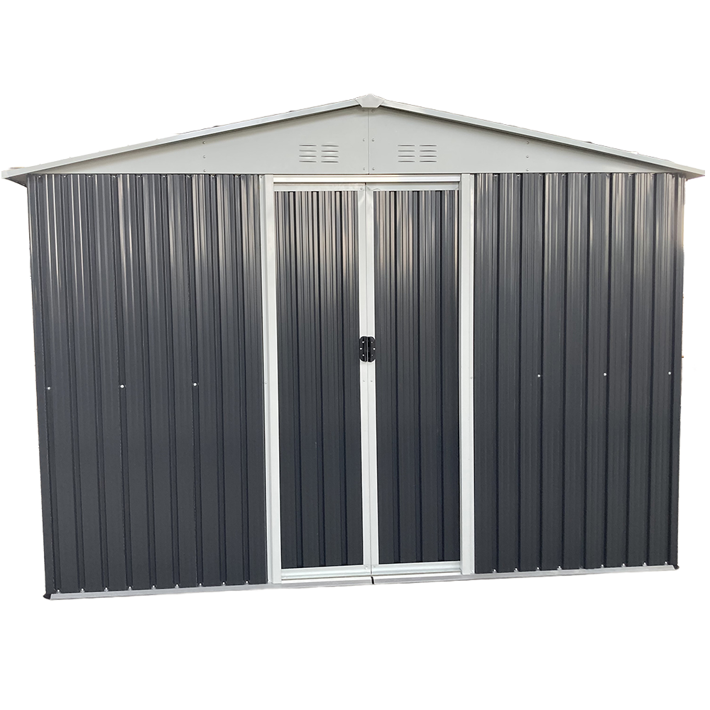 12*10 FT Outdoor Garden Storage Shed Easily Assembled Metal Frame Building
