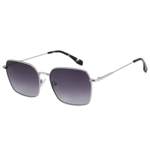 Gafas de sol rectangulares con montura completa, montura dorada, lentes marrones, unisex, 100% protección UV, para adultos - Product Image 5