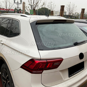 2Pcs Gloss Black Car Rear Window Side Spoiler Wing <b>Splitter</b> for Volkswagen Tiguan MK2 2017+ Car Accessories - Product Image 4