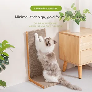 Papan goresan kucing bentuk L, gores kucing vertikal anti gores - Product Image 5