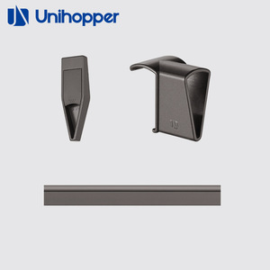 อุปกรณ์ยึดราวแขวนเสื้อผ้า TS1409 แบบสอดสลักเกลียว ราวเดี่ยว รูปทรงสี่เหลี่ยมผืนผ้า ราวแขวนเสื้อผ้า ตู้เก็บของ - Product Image 4