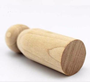 Grandi <span class=keywords><strong>Bambole</strong></span> di Legno da 3-9/16 Pollici di Altezza, Bambolotti in Legno per Artigianato e Giochi di Ruolo in Miniatura - Product Image 4
