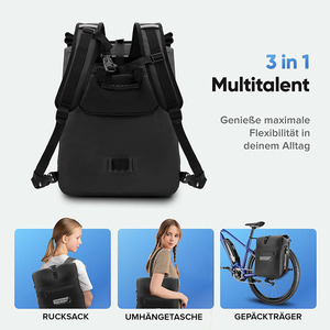 Usine en gros étanche vélo porte-bagages arrière siège <span class=keywords><strong>coffre</strong></span> 23L 3-en-1 vtt vélo sac de vélo - Product Image 3