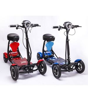 Patinete eléctrico plegable <span class=keywords><strong>para</strong></span> personas con <span class=keywords><strong>movilidad</strong></span> <span class=keywords><strong>reducida</strong></span>, <span class=keywords><strong>Scooter</strong></span> de 4 ruedas de viaje - Product Image 1