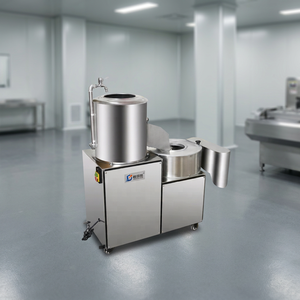 Machine à éplucher les pommes de terre en acier inoxydable, capacité 15 kg, usage commercial, écologique, marque STRONG, 220V, pour cuisine et cantine - Product Image 1