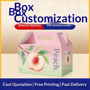 Cajas de Regalo Impresas Personalizadas con Asas para Productos Agrícolas, Juguetes y Aviones, Embalaje Corrugado Reforzado - Product Image 4