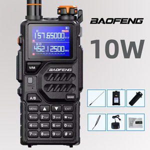 Radio Baofeng K5plus, talkie-walkie 10W, batterie rechargeable, écran LCD, radio marine d'extérieur, portée 5-10 km - Product Image 4