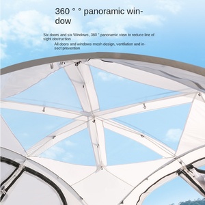 Tienda de campaña de cielo estrellado moderna para varias personas de gran espacio, tela Oxford ligera, protector solar a prueba de lluvia para acampar al aire libre en <span class=keywords><strong>la</strong></span> naturaleza - Product Image 2