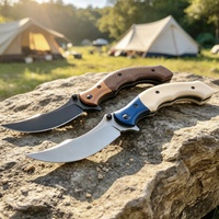 Couteau pliant de camping OEM CR 7465, acier 8Cr13Mov, haute dureté, couteau tactique de survie EDC, couteau de chasse de poche, multi-outils pour l'extérieur