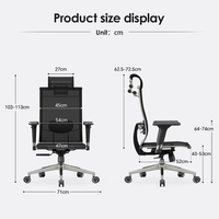 Nouvelle conception de chaise de bureau entièrement en mesh avec cadre métallique, chaises de direction ergonomiques confortables avec soutien lombaire, Sillas De Oficina
