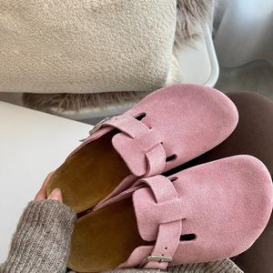 Zuecos de Cuero Genuino Bken Cerrados y Planos, Suaves, Transpirables, Resistentes al Calor, con Soporte de Arco, para Otoño e Invierno, Venta al por Mayor - Product Image 4