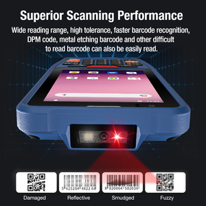 Cầm tay PDA 4G 4.0 inch <span class=keywords><strong>IP67</strong></span> công nghiệp không thấm nước <span class=keywords><strong>Android</strong></span> 12 gồ ghề cầm tay PDA 1D 2D Laser máy quét mã vạch - Product Image 4