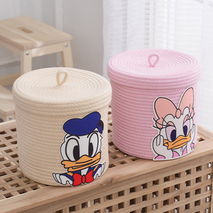 Giỏ Quà Tặng Giỏ Đựng Rỗng Màu Trắng Hình Vịt Donald Em Bé Giỏ Đựng Đồ Chơi Trẻ Em Hộp Đựng Đồ Lặt Vặt Kẹo Giáng Sinh Giỏ Đựng Quà Sinh Nhật - Product Image 5