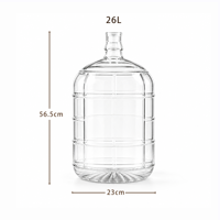 Bouteille de Fermentation en Verre à Texture Grille, Carafe en Verre Alimentaire, Grand Récipient pour Jus de Carotte, Jus de Blé et Boissons Maison