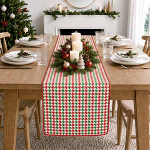 <span class=keywords><strong>Camino</strong></span> <span class=keywords><strong>de</strong></span> <span class=keywords><strong>Mesa</strong></span> Mini a <span class=keywords><strong>Cuadros</strong></span> Rojo y Verde para Navidad, Cocina, <span class=keywords><strong>Mesa</strong></span> <span class=keywords><strong>de</strong></span> Comedor, Fiestas, Venta al por Mayor, Decoración <span class=keywords><strong>de</strong></span> Temporada - Product Image 1