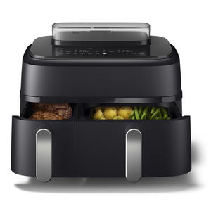 <span class=keywords><strong>Friggitrice</strong></span> ad Aria a Doppio Strato <span class=keywords><strong>XXL</strong></span> - 10,4 Litri - Due Scomparti di Cottura o Uno - <span class=keywords><strong>Friggitrice</strong></span> ad Aria - Product Image 2