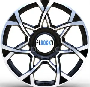 Flrocky Hot Alloy Wheels Car Rims 20 21 Inch 8.5J 9J 108 120 PCD Multi 5 Spoke 35 40 ET MBMF For Peugeot In Stock