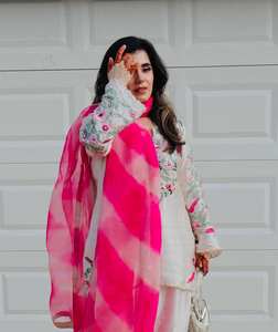 RADHE EXPORTS Salwar Kameez pour femme, design moderne, en soie Vichitra lourde et raffinée, avec broderies de fils et sequins, pour soirée, livraison rapide - Product Image 3