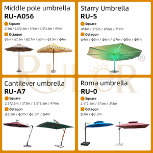 6x6M 7x7m Plaza exterior <span class=keywords><strong>Sombrilla</strong></span> comercial <span class=keywords><strong>gigante</strong></span> Sombrillas Jardín Patio <span class=keywords><strong>Sombrilla</strong></span> - Product Image 5