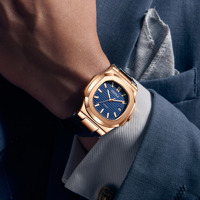 ONOLA 3853 Montres-bracelets pour hommes en cuir de vachette, montres de luxe pour hommes, fournisseurs de montres haut de gamme pour hommes, nouvelles montres pour hommes 2024