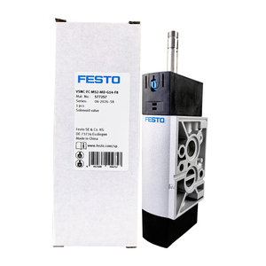 Válvula solenoide neumática de dos posiciones y cinco vías FESTO VSNC-F-B52-D-G14-F8 577258 para equipos de control neumático industrial - Product Image 1