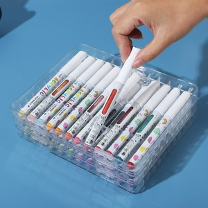 Marcadores Acrílicos Opacos de 48/60/72 Colores, Económicos, Apilables, Punta de <span class=keywords><strong>Pincel</strong></span> Única, Rotulador Líquido, Materiales de Arte para Niños, Dibujo y Pintura - Product Image 2