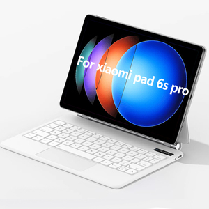 Oferta Especial para xiaomi Pad 6s <span class=keywords><strong>Pro</strong></span> <span class=keywords><strong>12.4</strong></span>" Teclado Inteligente con Panel Táctil, Retroiluminación RGB de 7 Colores, Teclado Mágico Portátil - Product Image 1