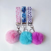 Petit lot de porte-clés en cuir personnalisés porte-clés d'autodéfense bracelet en cuir imprimé porte-clés de voiture accessoires
