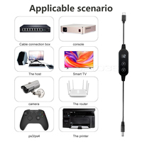 Kabel Pengisi Daya USB Tipe C PD QC 2.5mm DC Jack Trigger Kecepatan Tinggi dengan Tampilan Tegangan yang Dapat Disesuaikan 5V/9V/12V/15V/20V Daya yang Dapat Dipilih
