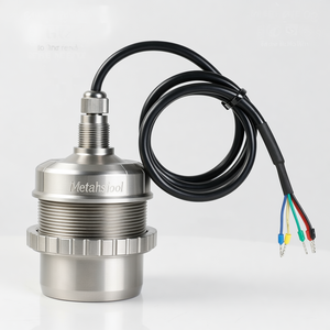 Ultrasonic Water Depth Level Meter Sensor with IP68 Rating 0.5% Accuracy RS485+4-20mA/0-5V Output - Product Image 1