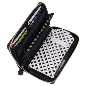 Boshiho All-in-one Cash Envelope with 12 Budget Sheet RFID Block Cash Envelope Wallets Budget Organizer Planner Wallet Poly Bag