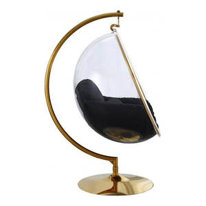 Columpio <span class=keywords><strong>de</strong></span> alta calidad para patio, silla <span class=keywords><strong>de</strong></span> burbujas dorada y transparente, para dormitorio y sala <span class=keywords><strong>de</strong></span> estar - Product Image 4