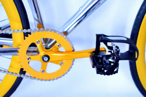 Vélo à pignon <span class=keywords><strong>fixe</strong></span> chromé à une vitesse / Vélo fixie - Product Image 6