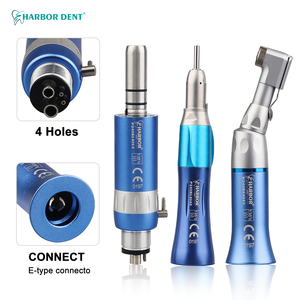 1pcs低速牙科手机，直鼻/对角2/4孔6色空气涡轮微电机6色 - Product Image 3