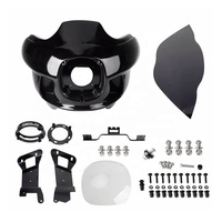 Kit de carénage supérieur de moto de style FXRP et carénage inférieur en fibre de verre de style Clubstyle pour HD Softail Low Rider S/Street Bob/Fat Bob